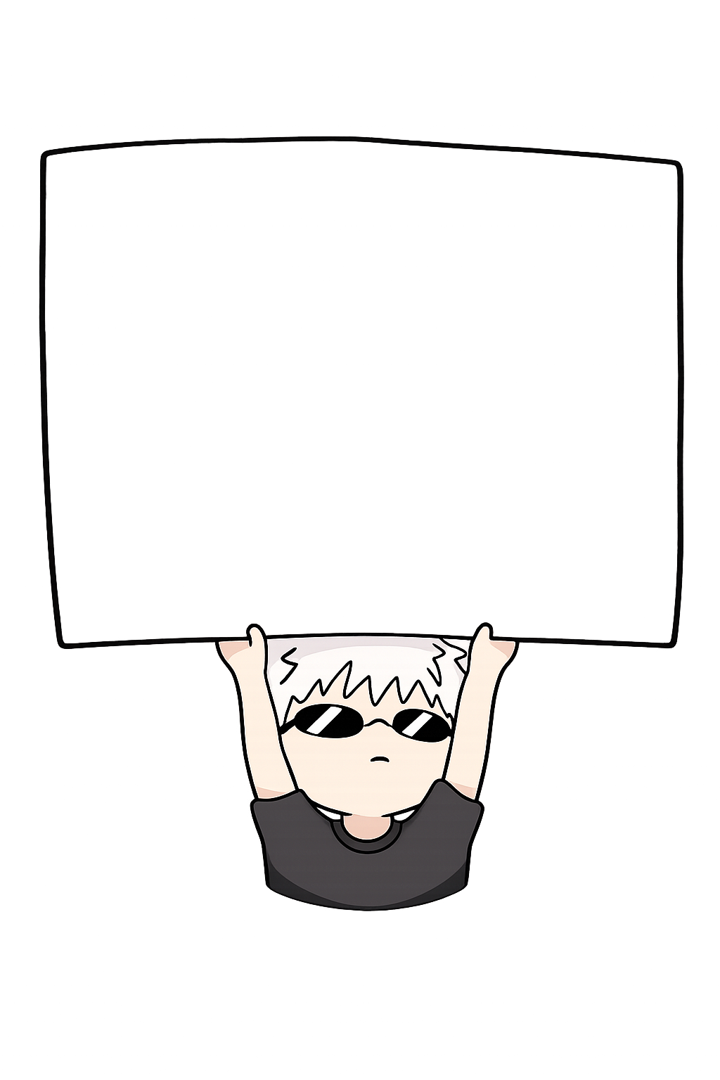 Gojo holding board